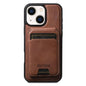 Suteni M5 Magnetic Card Bag MagSafe Cowhide Texture Leather Phone Case, For iPhone 14, For iPhone 14 Pro, For iPhone 14 Pro Max, For iPhone 13 Pro Max, For iPhone 13 Pro, For iPhone 13, For iPhone 12, For iPhone 12 Pro Max