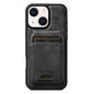 Suteni M5 Magnetic Card Bag MagSafe Cowhide Texture Leather Phone Case, For iPhone 14, For iPhone 14 Pro, For iPhone 14 Pro Max, For iPhone 13 Pro Max, For iPhone 13 Pro, For iPhone 13, For iPhone 12, For iPhone 12 Pro Max