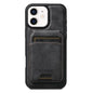 Suteni M5 Magnetic Card Bag MagSafe Cowhide Texture Leather Phone Case, For iPhone 14, For iPhone 14 Pro, For iPhone 14 Pro Max, For iPhone 13 Pro Max, For iPhone 13 Pro, For iPhone 13, For iPhone 12, For iPhone 12 Pro Max