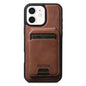 Suteni M5 Magnetic Card Bag MagSafe Cowhide Texture Leather Phone Case, For iPhone 14, For iPhone 14 Pro, For iPhone 14 Pro Max, For iPhone 13 Pro Max, For iPhone 13 Pro, For iPhone 13, For iPhone 12, For iPhone 12 Pro Max