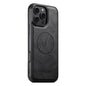 Suteni G5 Cowhide Leather MagSafe Magnetic Phone Case, For iPhone 18, For iPhone 18 Pro, For iPhone 18 Pro Max, For iPhone 17 Pro Max, For iPhone 17 Pro, For iPhone 17, For iPhone Air, For iPhone 16 Pro Max