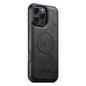 Suteni G5 Cowhide Leather MagSafe Magnetic Phone Case, For iPhone 16 Pro, For iPhone 16 Plus, For iPhone 16, For iPhone 15 Pro Max, For iPhone 15 Pro, For iPhone 15 Plus, For iPhone 15, For iPhone 14 Plus