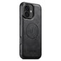 Suteni G5 Cowhide Leather MagSafe Magnetic Phone Case, For iPhone 16 Pro, For iPhone 16 Plus, For iPhone 16, For iPhone 15 Pro Max, For iPhone 15 Pro, For iPhone 15 Plus, For iPhone 15, For iPhone 14 Plus
