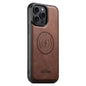Suteni G5 Cowhide Leather MagSafe Magnetic Phone Case, For iPhone 16 Pro, For iPhone 16 Plus, For iPhone 16, For iPhone 15 Pro Max, For iPhone 15 Pro, For iPhone 15 Plus, For iPhone 15, For iPhone 14 Plus