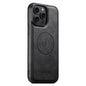 Suteni G5 Cowhide Leather MagSafe Magnetic Phone Case, For iPhone 14, For iPhone 14 Pro, For iPhone 14 Pro Max, For iPhone 13 Pro Max, For iPhone 13 Pro, For iPhone 13, For iPhone 12, For iPhone 12 Pro Max