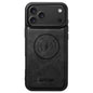 Suteni G5 Cowhide Leather MagSafe Magnetic Phone Case, For iPhone 18, For iPhone 18 Pro, For iPhone 18 Pro Max, For iPhone 17 Pro Max, For iPhone 17 Pro, For iPhone 17, For iPhone Air, For iPhone 16 Pro Max