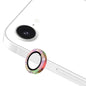 ENKAY Hat-Prince Glitter Rear Camera Lens Aluminium Alloy Ring Tempered Glass Film, For iPhone 16e