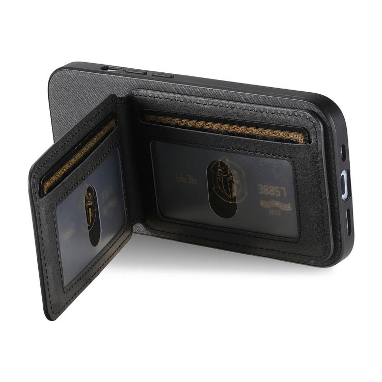 Twill Fabric Leather Vertical Flip RFID Card Bag Phone Case, For iPhone 17e / 16e, For iPhone 17 Pro Max, For iPhone 17 Pro