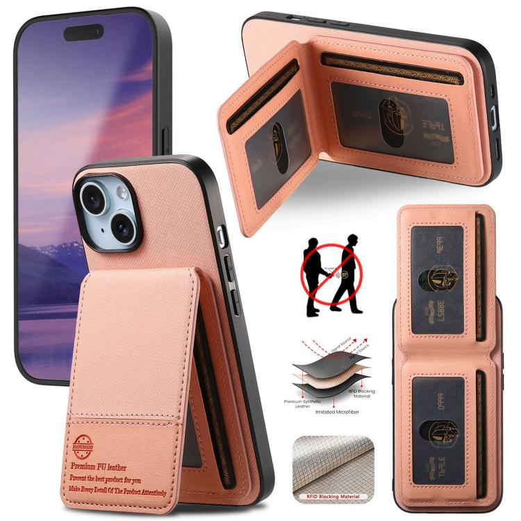 Twill Fabric Leather Vertical Flip RFID Card Bag Phone Case, For iPhone 13 Pro, For iPhone 13, For iPhone 12