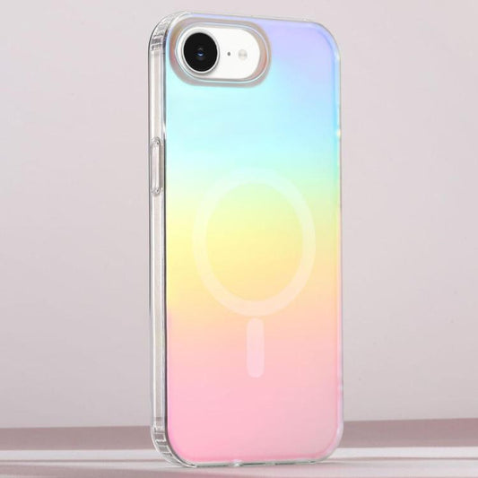 Frosted Color-plated Gradient MagSafe Phone Case, For iPhone 16e, For iPhone 16 Pro Max, For iPhone 16 Pro, For iPhone 16 Plus, For iPhone 16, For iPhone 15 Pro Max, For iPhone 15 Pro, For iPhone 15 Plus, For iPhone 15, For iPhone 14 Plus, For iPhone 1...