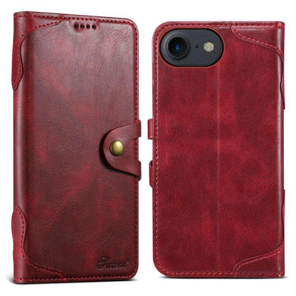 Suteni Q-03 Oil Wax Magnetic Clasp Leather Phone Case, For iPhone 12 Pro Max, For iPhone 12 mini, For iPhone 7 / 8 / SE 2022, For iPhone 11 Pro Max, For iPhone 11, For iPhone 11 Pro