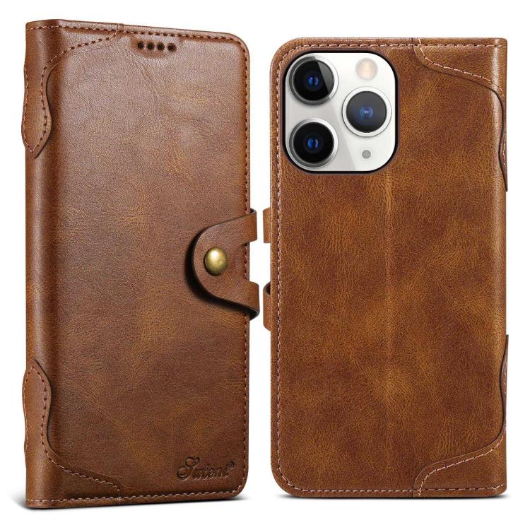 Suteni Q-03 Oil Wax Magnetic Clasp Leather Phone Case, For iPhone 12 Pro Max, For iPhone 12 mini, For iPhone 7 / 8 / SE 2022, For iPhone 11 Pro Max, For iPhone 11, For iPhone 11 Pro