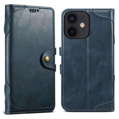 Suteni Q-03 Oil Wax Magnetic Clasp Leather Phone Case, For iPhone 12 Pro Max, For iPhone 12 mini, For iPhone 7 / 8 / SE 2022, For iPhone 11 Pro Max, For iPhone 11, For iPhone 11 Pro