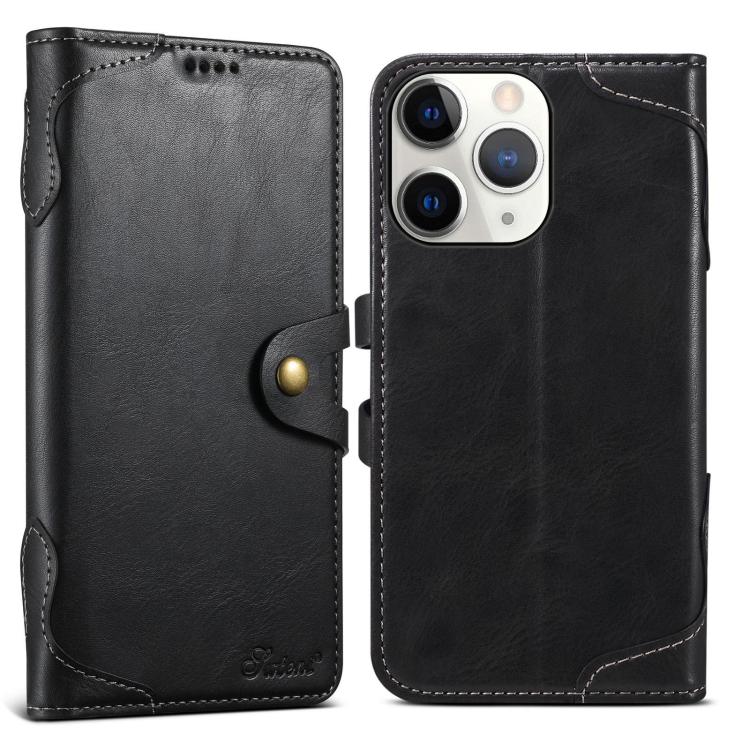 Suteni Q-03 Oil Wax Magnetic Clasp Leather Phone Case, For iPhone 12 Pro Max, For iPhone 12 mini, For iPhone 7 / 8 / SE 2022, For iPhone 11 Pro Max, For iPhone 11, For iPhone 11 Pro