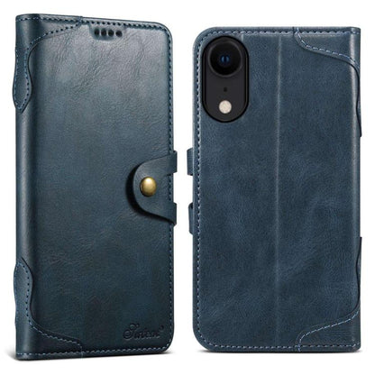 Suteni Q-03 Oil Wax Magnetic Clasp Leather Phone Case, For iPhone X / XS, For iPhone XR, For iPhone XS Max, For iPhone 8 Plus / 7 Plus