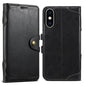Suteni Q-03 Oil Wax Magnetic Clasp Leather Phone Case, For iPhone X / XS, For iPhone XR, For iPhone XS Max, For iPhone 8 Plus / 7 Plus