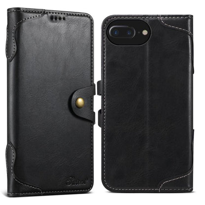 Suteni Q-03 Oil Wax Magnetic Clasp Leather Phone Case, For iPhone X / XS, For iPhone XR, For iPhone XS Max, For iPhone 8 Plus / 7 Plus