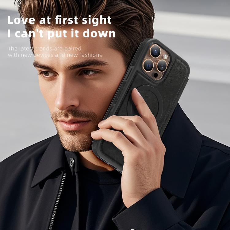 Linton MagSafe Leather Phone Case