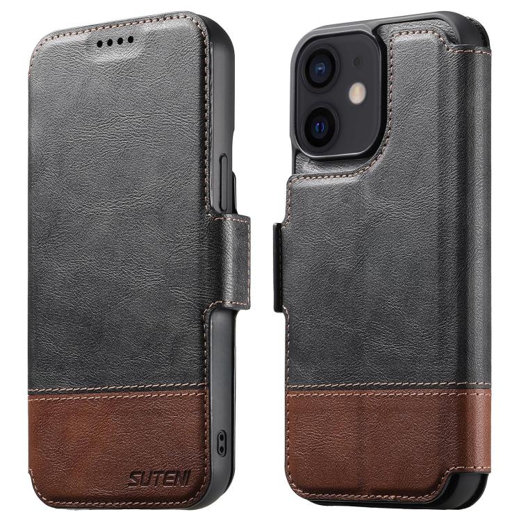 Suteni Q06 2-in-1 Multi-function Detachable Wallet MagSafe Phone Case, For iPhone 14, For iPhone 14 Pro, For iPhone 14 Pro Max, For iPhone 13 Pro Max, For iPhone 13 Pro, For iPhone 13, For iPhone 12, For iPhone 12 Pro Max