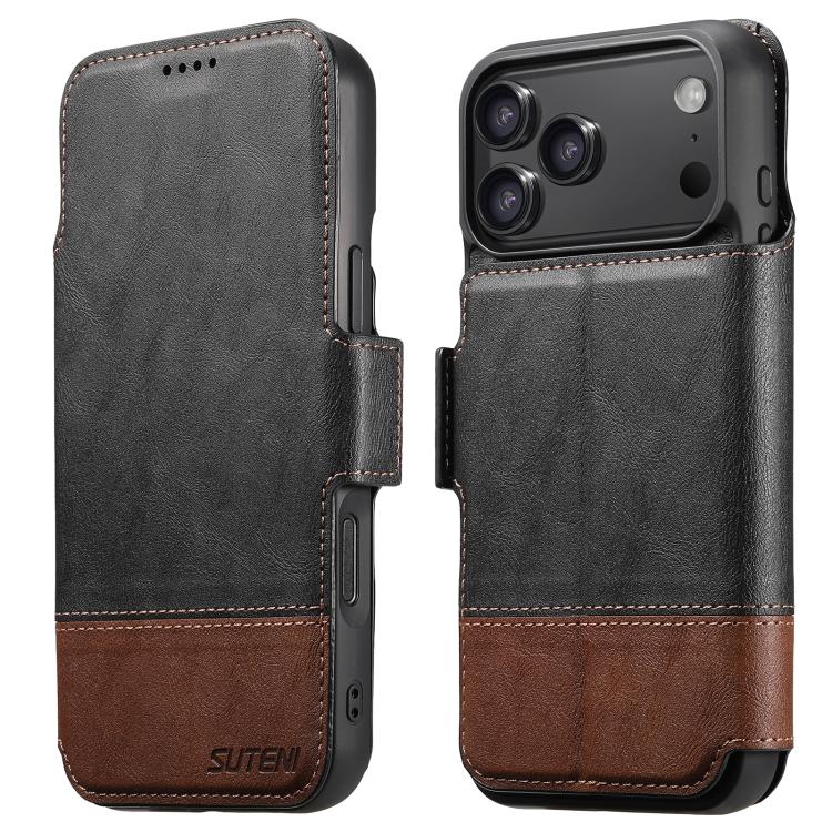 Suteni Q06 2-in-1 Multi-function Detachable Wallet MagSafe Phone Case, For iPhone 18, For iPhone 18 Pro, For iPhone 18 Pro Max, For iPhone 17 Pro Max, For iPhone 17 Pro, For iPhone 17, For iPhone Air, For iPhone 16 Pro Max