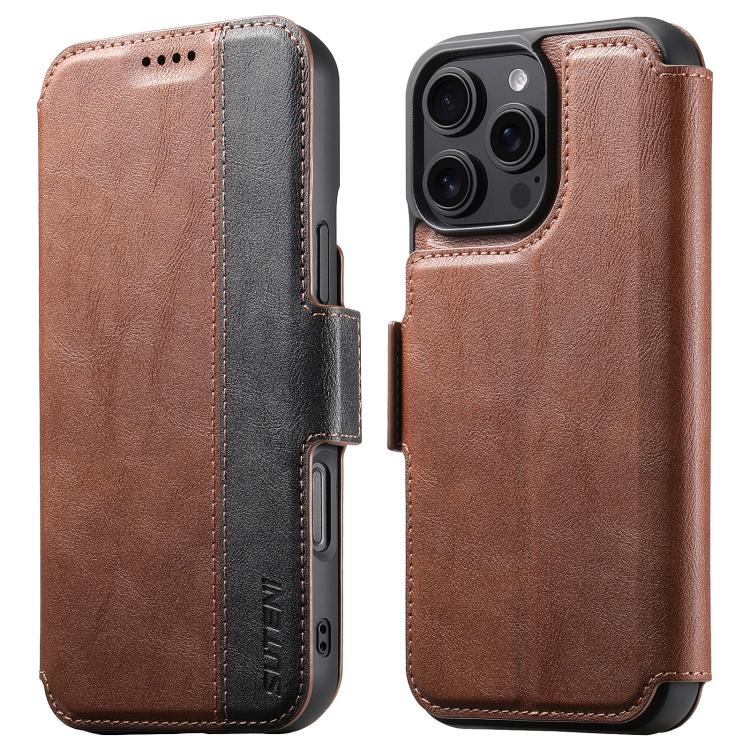 Suteni Q07 2-in-1 Multi-function Detachable Wallet MagSafe Phone Case, For iPhone 18, For iPhone 18 Pro, For iPhone 18 Pro Max, For iPhone 17 Pro Max, For iPhone 17 Pro, For iPhone 17, For iPhone Air, For iPhone 16 Pro Max
