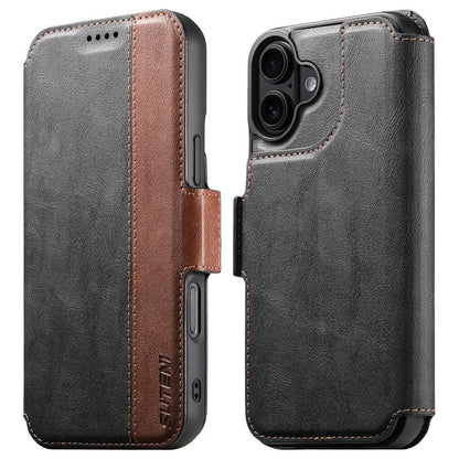Suteni Q07 2-in-1 Multi-function Detachable Wallet MagSafe Phone Case, For iPhone 16 Pro, For iPhone 16 Plus, For iPhone 16, For iPhone 15 Pro Max, For iPhone 15 Pro, For iPhone 15 Plus, For iPhone 15, For iPhone 14 Plus