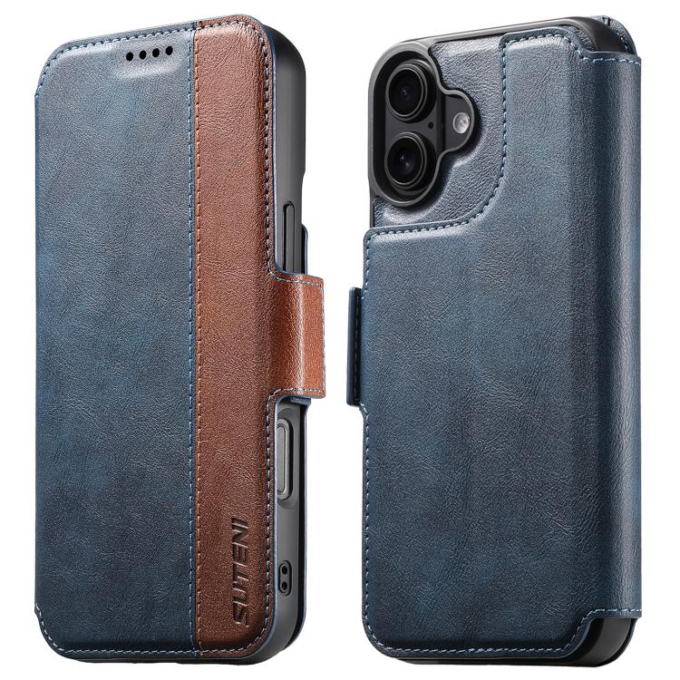 Suteni Q07 2-in-1 Multi-function Detachable Wallet MagSafe Phone Case, For iPhone 16 Pro, For iPhone 16 Plus, For iPhone 16, For iPhone 15 Pro Max, For iPhone 15 Pro, For iPhone 15 Plus, For iPhone 15, For iPhone 14 Plus
