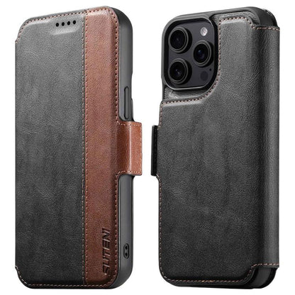 Suteni Q07 2-in-1 Multi-function Detachable Wallet MagSafe Phone Case, For iPhone 14, For iPhone 14 Pro, For iPhone 14 Pro Max, For iPhone 13 Pro Max, For iPhone 13 Pro, For iPhone 13, For iPhone 12, For iPhone 12 Pro Max