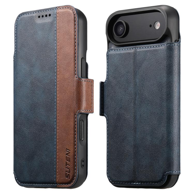 Suteni Q07 2-in-1 Multi-function Detachable Wallet MagSafe Phone Case, For iPhone 18, For iPhone 18 Pro, For iPhone 18 Pro Max, For iPhone 17 Pro Max, For iPhone 17 Pro, For iPhone 17, For iPhone Air, For iPhone 16 Pro Max