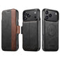 Suteni Q07 2-in-1 Multi-function Detachable Wallet MagSafe Phone Case, For iPhone 18, For iPhone 18 Pro, For iPhone 18 Pro Max, For iPhone 17 Pro Max, For iPhone 17 Pro, For iPhone 17, For iPhone Air, For iPhone 16 Pro Max
