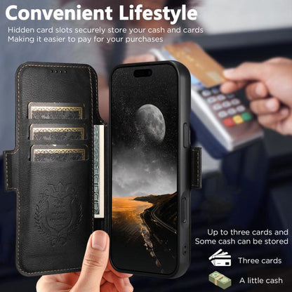 Suteni Q07 2-in-1 Multi-function Detachable Wallet MagSafe Phone Case, For iPhone 18, For iPhone 18 Pro, For iPhone 18 Pro Max, For iPhone 17 Pro Max, For iPhone 17 Pro, For iPhone 17, For iPhone Air, For iPhone 16 Pro Max