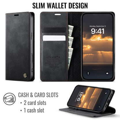 CaseMe 033 Calf Leather Lining Microfibre RFID Blocking Phone Case