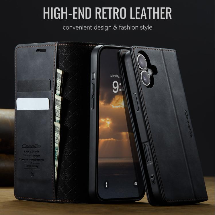 CaseMe 033 Calf Leather Lining Microfibre RFID Blocking Phone Case