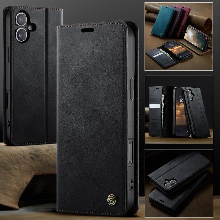 CaseMe 033 Calf Leather Lining Microfibre RFID Blocking Phone Case