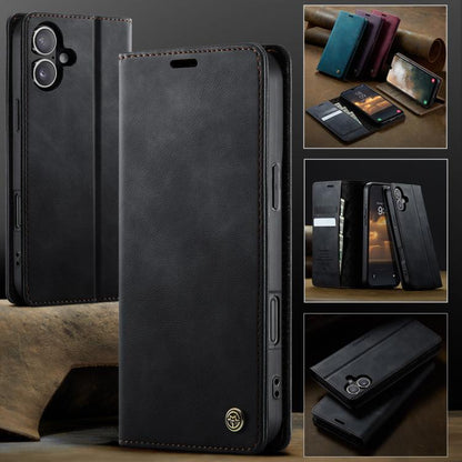 CaseMe 033 Calf Leather Lining Microfibre RFID Blocking Phone Case