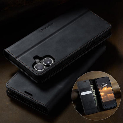 CaseMe 033 Calf Leather Lining Microfibre RFID Blocking Phone Case