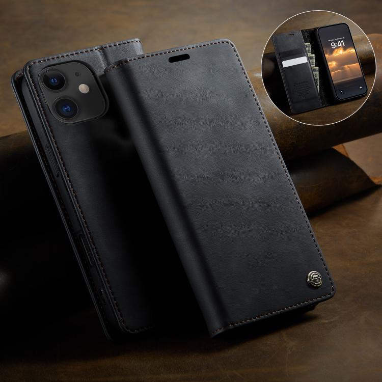 CaseMe 033 Calf Leather Lining Microfibre RFID Blocking Phone Case