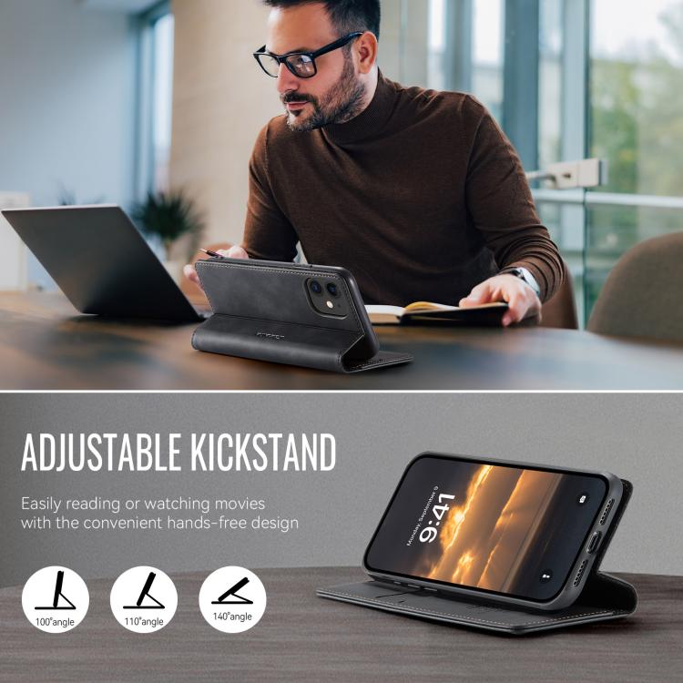 CaseMe 033 Calf Leather Lining Microfibre RFID Blocking Phone Case