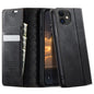CaseMe 033 Calf Leather Lining Microfibre RFID Blocking Phone Case, For iPhone 12 mini, For iPhone 11 Pro Max, For iPhone 11, For iPhone 11 Pro