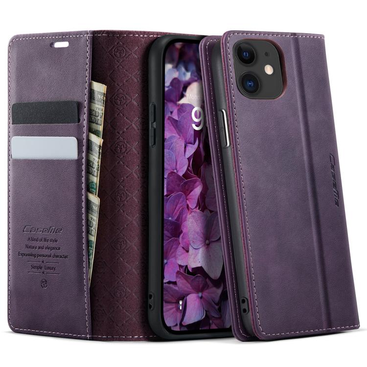 CaseMe 033 Calf Leather Lining Microfibre RFID Blocking Phone Case, For iPhone 12 mini, For iPhone 11 Pro Max, For iPhone 11, For iPhone 11 Pro