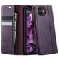 CaseMe 033 Calf Leather Lining Microfibre RFID Blocking Phone Case, For iPhone 12 mini, For iPhone 11 Pro Max, For iPhone 11, For iPhone 11 Pro