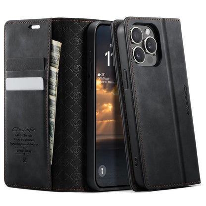 CaseMe 033 Calf Leather Lining Microfibre RFID Blocking Phone Case