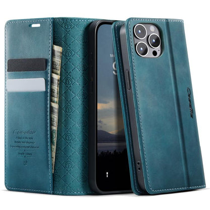 CaseMe 033 Calf Leather Lining Microfibre RFID Blocking Phone Case