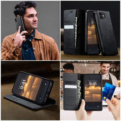 CaseMe 033 Calf Leather Lining Microfibre RFID Blocking Phone Case, For iPhone 12 mini, For iPhone 11 Pro Max, For iPhone 11, For iPhone 11 Pro