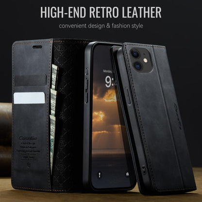 CaseMe 033 Calf Leather Lining Microfibre RFID Blocking Phone Case, For iPhone 12 mini, For iPhone 11 Pro Max, For iPhone 11, For iPhone 11 Pro