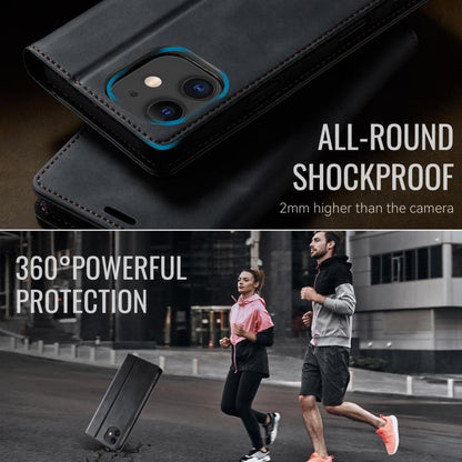 CaseMe 033 Calf Leather Lining Microfibre RFID Blocking Phone Case, For iPhone 12 mini, For iPhone 11 Pro Max, For iPhone 11, For iPhone 11 Pro