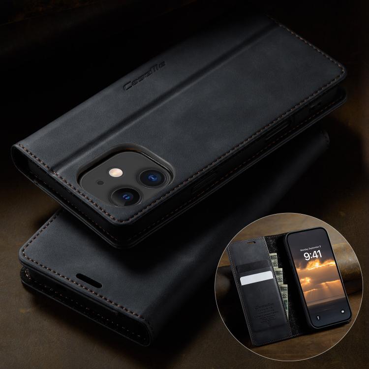 CaseMe 033 Calf Leather Lining Microfibre RFID Blocking Phone Case, For iPhone 12 mini, For iPhone 11 Pro Max, For iPhone 11, For iPhone 11 Pro