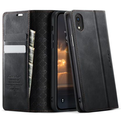 CaseMe 033 Calf Leather Lining Microfibre RFID Blocking Phone Case, For iPhone X / XS, For iPhone XR, For iPhone XS Max, For iPhone 7 Plus / 8 Plus