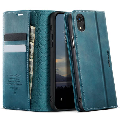 CaseMe 033 Calf Leather Lining Microfibre RFID Blocking Phone Case, For iPhone X / XS, For iPhone XR, For iPhone XS Max, For iPhone 7 Plus / 8 Plus
