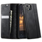 CaseMe 033 Calf Leather Lining Microfibre RFID Blocking Phone Case, For iPhone 13, For iPhone 13 mini, For iPhone 12 / 12 Pro, For iPhone 12 Pro Max